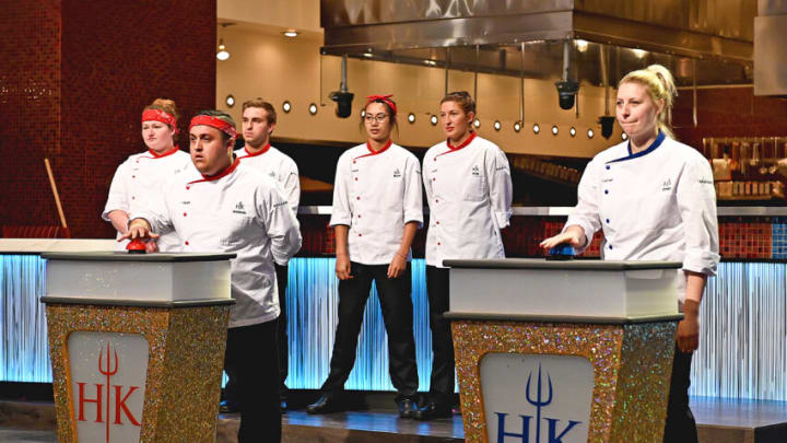 HELL'S KITCHEN: Contestants in the “A Game Show From Hell” episode airing Aug 9 (8:00-9:01PM ET/PT) on FOX. CR: Scott Kirkland / FOX. © 2021 FOX MEDIA LLC.