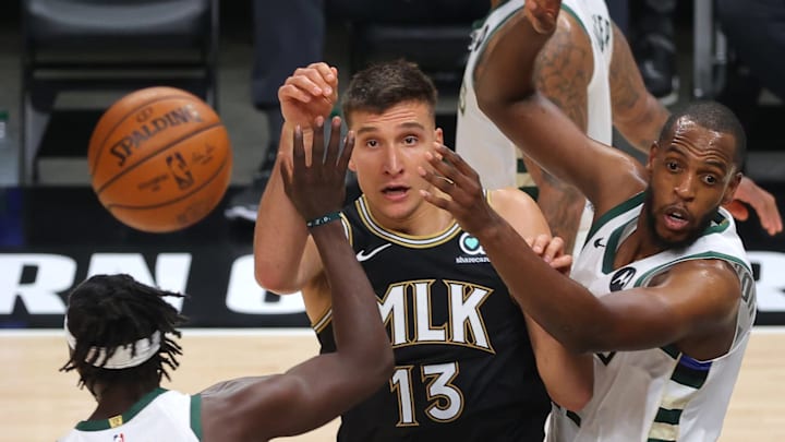 Milwaukee Bucks: Jrue Holiday, Khris Middleton, Atlanta Hawks: Bogdan Bogdanovic