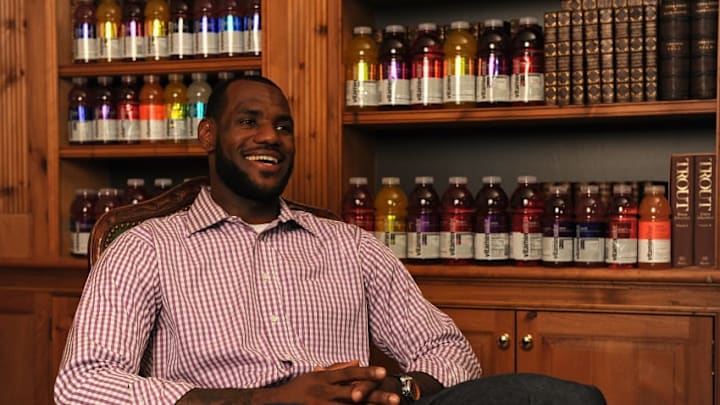 GREENWICH, CT - JULY 08: (EXCLUSIVE COVERAGE) LeBron James attends the LeBron James Pre Decision Meet and Greet on July 8, 2010 in Greenwich, Connecticut. Proceeds from tonight's 2.5 million dollar event will be donated to the Boys