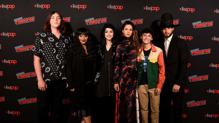 NEW YORK, NEW YORK - OCTOBER 05: Hal Cumpston, Aliyah Royale, Alexa Mansour, Annet Mahendru, Nicolas Cantu, and Nico Tortorella attend The Walking Dead Universe, Including AMC's Flagship Series and the Untitled New Third Series Within The Walking Dead Franchise at New York Comic Con 2019 Day 3 at New York Comic Con 2019 Day 3 at the Hulu Theater at Madison Square Garden on October 05, 2019 in New York City. (Photo by Ilya S. Savenok/Getty Images for ReedPOP )