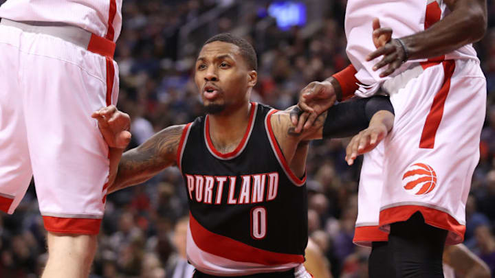 TORONTO, ON - FEBRUARY 26: Damian Lillard