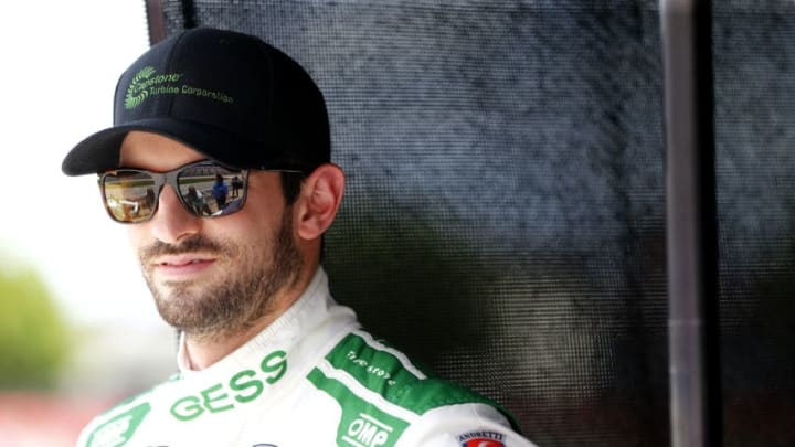 FORT WORTH, TEXAS - JUNE 07: Alexander Rossi of the United States, driver of the #27 GESS/Capstone Honda, prepares to drive during practice for the NTT IndyCar Series - DXC Technology 600 at Texas Motor Speedway on June 07, 2019 in Fort Worth, Texas. (Photo by Jonathan Ferrey/Getty Images)