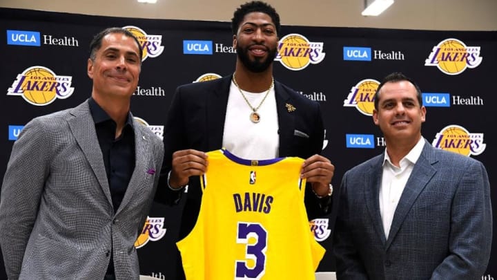 The Lakers' new superstar addition, Anthony Davis