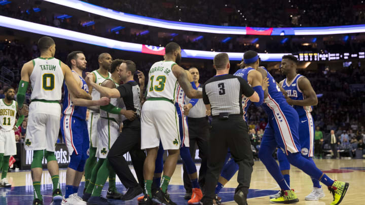 Boston Celtics, Sixers Photo by Mitchell Leff/Getty Images