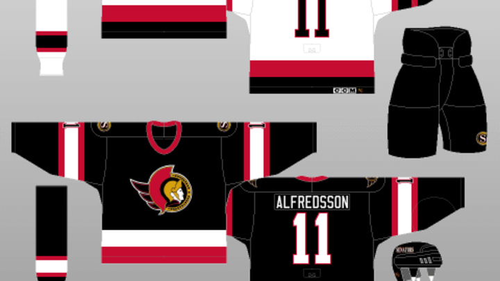 Illustration by Andrew M. Greenstein, The unofficial NHL Uniform Database