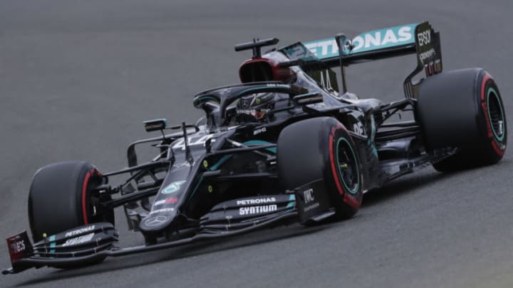 Lewis Hamilton, Mercedes, Formula 1 (Photo by STEPHANIE LECOCQ/POOL/AFP via Getty Images)