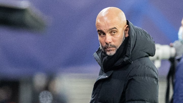 Head coach Pep Guardiola, Manchester City (Photo by Boris Streubel/Getty Images)