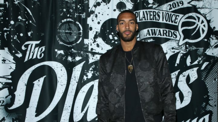 HOLLYWOOD, CALIFORNIA - JULY 09: Rudy Gobert attends the 2019 NBPA Players' Voice Awards at DREAM Hollywood on July 09, 2019 in Hollywood, California. (Photo by Phillip Faraone/Getty Images for National Basketball Players Association (NBPA))