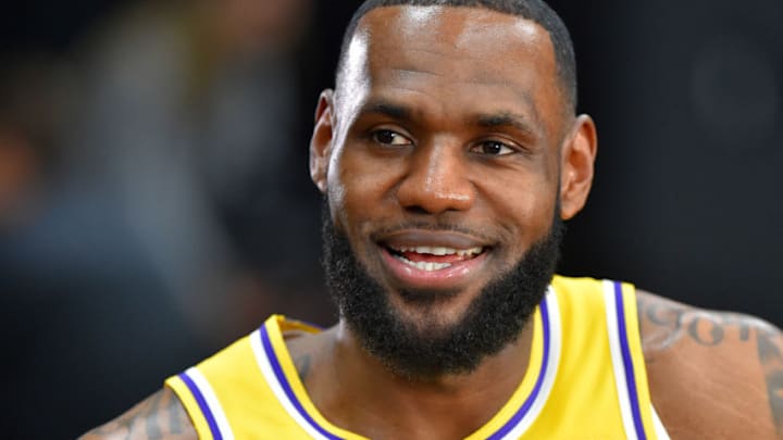 EL SEGUNDO, CA - SEPTEMBER 24: LeBron James conducts an interview at media day at the Los Angeles Lakers training facility in El Segundo on Monday, Sep. 24, 2018. (Photo by Scott Varley/Digital First Media/Torrance Daily Breeze via Getty Images)