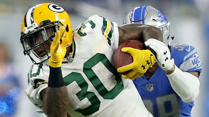 DETROIT, MI - DECEMBER 31: Jamaal Williams