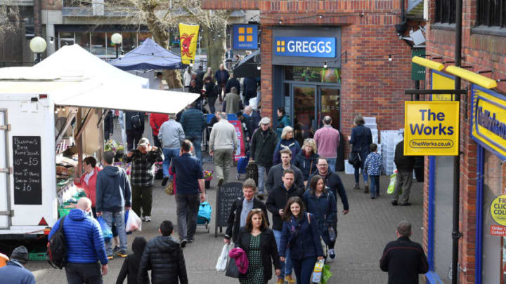 SALISBURY, ENGLAND - MARCH 02: The Maltings shopping centre on March 02, 2019 in Salisbury, England. On March 4th 2018, a Russian double agent who had been living in Salisbury after defecting was found collapsed on a bench along with his daughter in The Maltings shopping centre. Sergei and Yulia Skripal had been poisoned by the nerve agent Novichok which was traced to the door handle of his home and likely planted by Russian secret agents. In July 2018, partners Charlie Rowley and Dawn Sturgess became violently ill after handling a perfume bottle Rowley found in Queen Elizabeth Gardens close to the town centre. Sturgess subsequently died of poisoning. The longest running clean-up on British soil followed, named Operation Morlop, involving 600-800 specially trained military personnel including the chemical, biological, radiological and nuclear regiment. The town was finally declared free of Novichok on Friday 1st March 2019. (Photo by Finnbarr Webster/Getty Images)