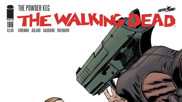 The Walking Dead issue 186 cover - Image Comics and Skybound