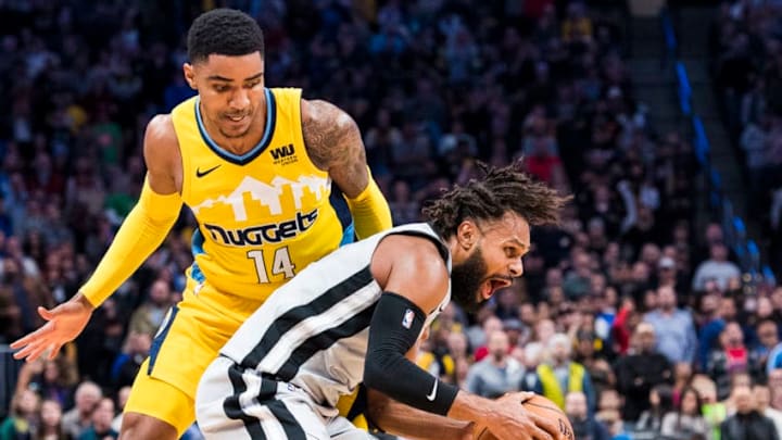 DENVER, CO - FEBRUARY 23: Patty Mills