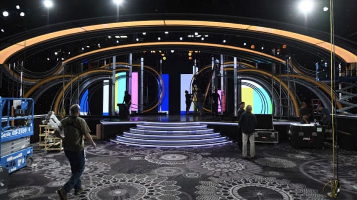 BEVERLY HILLS, CA - JANUARY 03: A view of the main stage of the 76th Annual Golden Globe Awards during a preview day at The Beverly Hilton Hotel on January 3, 2019 in Beverly Hills, California. (Photo by Kevork Djansezian/Getty Images)