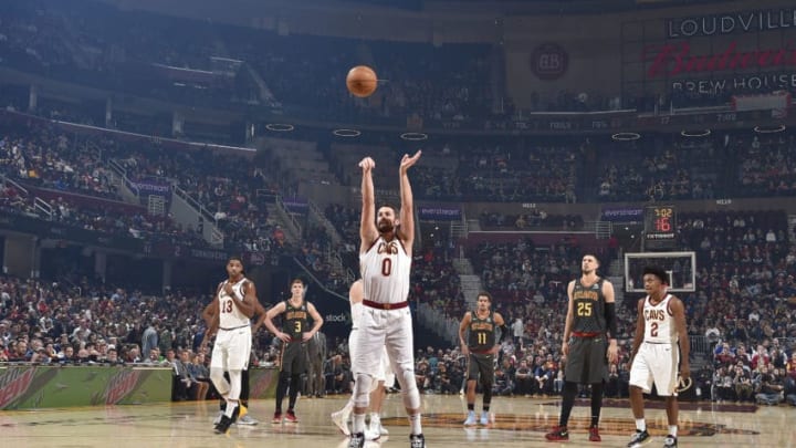 Cleveland Cavaliers Kevin Love (Photo by David Liam Kyle/NBAE via Getty Images)