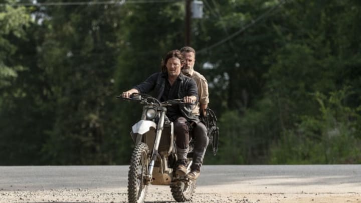 Andrew Lincoln as Rick Grimes, Norman Reedus as Daryl Dixon - The Walking Dead _ Season 9, Episode 4 - Photo Credit: Gene Page/AMC