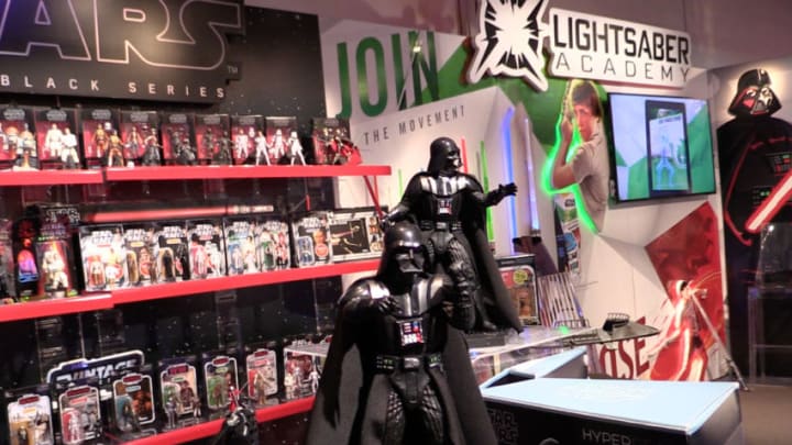 Hasbro's New York Toy Fair 2019 exhibit featuring Star Wars and Marvel Toys including classic Kenner carded figures, highly posable Darth Vader, 90s carded Darth Maul and more. Marvel line included 90s themed cards of 'The Uncanny X-Men' and Marvel Legends series which put a spotlight on The Incredible Hulk, Kingpin, Wolverine the Spider-Doppelganger and more! - Photo Credit: Nir Regev