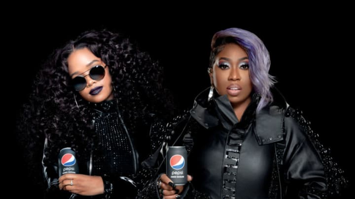 Missy Elliot and H.E.R in Pepsi Zero Sugar Super Bowl LIV commercial, photo provided by Pepsi