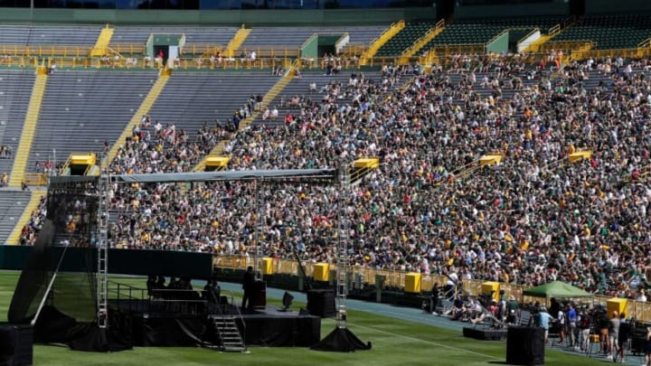 About 8,000 people attended the Green Bay Packers annual shareholders meeting at Lambeau Field on July 25, 2022, in Green Bay, Wis.Gpg Shareholders 072522 Sk23