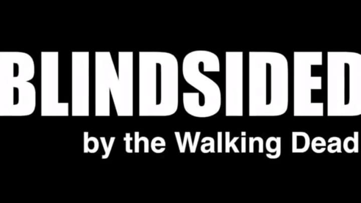 BLINDSIDED by the Walking Dead logo - IronE Prodcutions