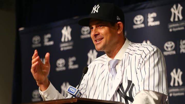 NEW YORK, NY - DECEMBER 06: Aaron Boone (Photo by Mike Stobe/Getty Images)