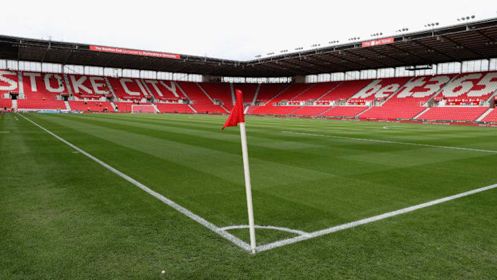 STOKE ON TRENT, ENGLAND - AUGUST 19: A general view of the Bet365 Stadium during the Premier League match between Stoke City and Arsenal at Bet365 Stadium on August 19, 2017 in Stoke on Trent, England. (Photo by David Rogers/Getty Images)