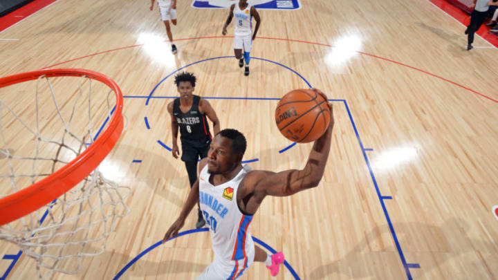 Deonte Burton #30 of the Oklahoma City Thunder (Photo by David Dow/NBAE via Getty Images)