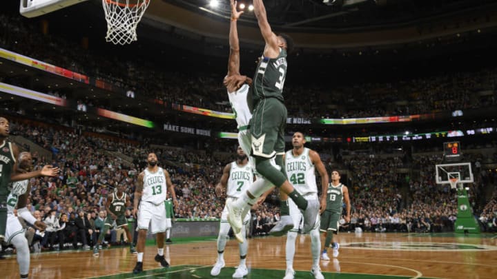 BOSTON, MA - December 4: Giannis Antetokounmpo