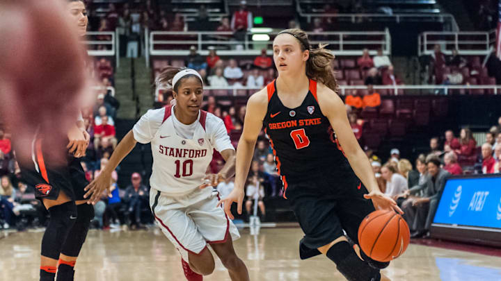 STANFORD, CA – JANUARY 08: Mikayla Pivec (Photo by Douglas Stringer/Icon Sportswire via Getty Images)