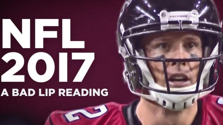 Official still from NFL 2017 video courtesy of Bad Lip Reading.
