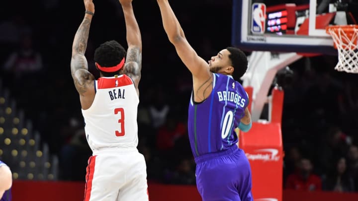 Bradley Beal, Washington Wizards and Miles Bridges, Charlotte Hornets (Brad Mills-USA TODAY Sports)