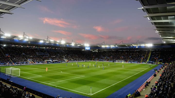 LEICESTER, ENGLAND - OCTOBER 29: A general view inside the stadium during the Premier League match between Leicester City and Everton at The King Power Stadium on October 29, 2017 in Leicester, England. (Photo by Michael Regan/Getty Images)