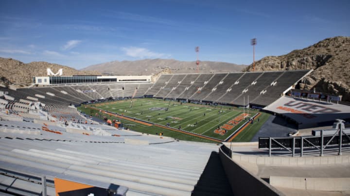 Nov 20, 2021; El Paso, Texas, USA; Seen is Sun Bowl Stadium before the UTEP Miners face the Rice Owls. Mandatory Credit: Ivan Pierre Aguirre-USA TODAY Sports