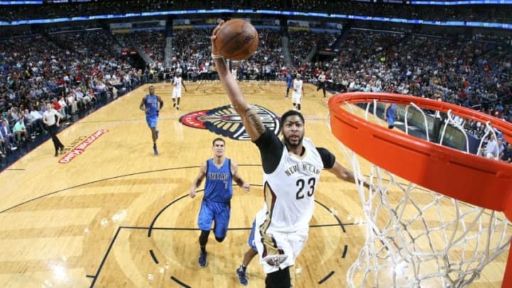 Anthony Davis set career marks in scoring and rebounding last season. Mandatory Copyright Notice: Copyright 2017 NBAE (Photo by Layne Murdoch Jr./NBAE via Getty Images)