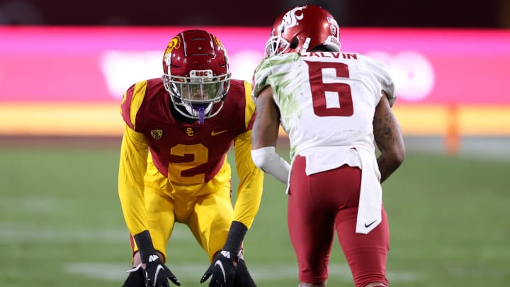 Olaijah Griffin, USC Football (Photo by Sean M. Haffey/Getty Images)