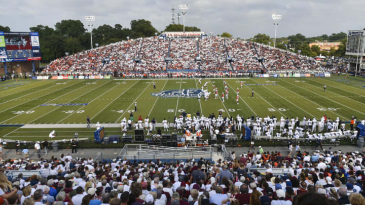 BLACKSBURG, VA - SEPTEMBER 22: A general view inside S. B. Ballard Stadium during the game between the Old Dominion Monarchs and Virginia Tech Hokies on September 22, 2018 in Norfolk, Virginia. (Photo by Michael Shroyer/Getty Images)