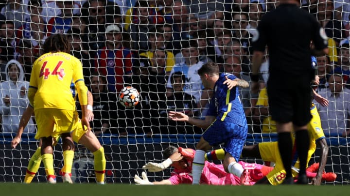 Chelsea' Christian Pulisic scores against Crystal Palace (Photo by Eddie Keogh/Getty Images)
