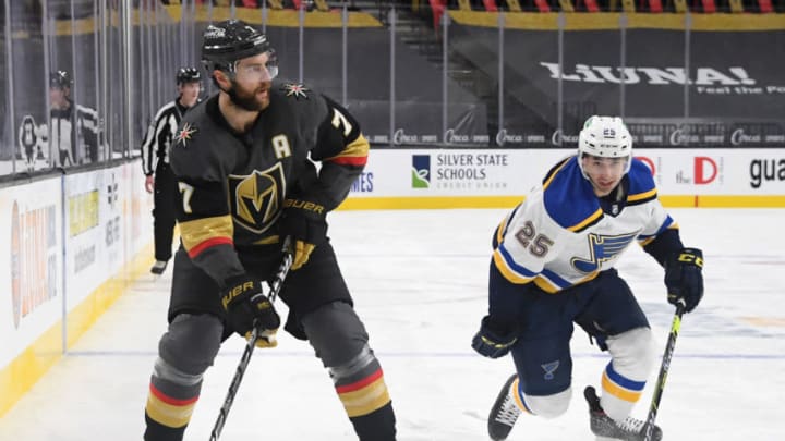 Alex Pietrangelo #7 of the Vegas Golden Knights. (Photo by Ethan Miller/Getty Images)