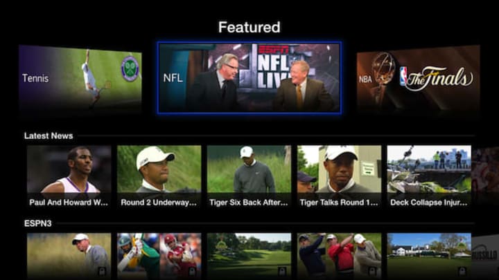 Watch ESPN Apple TV screenshot