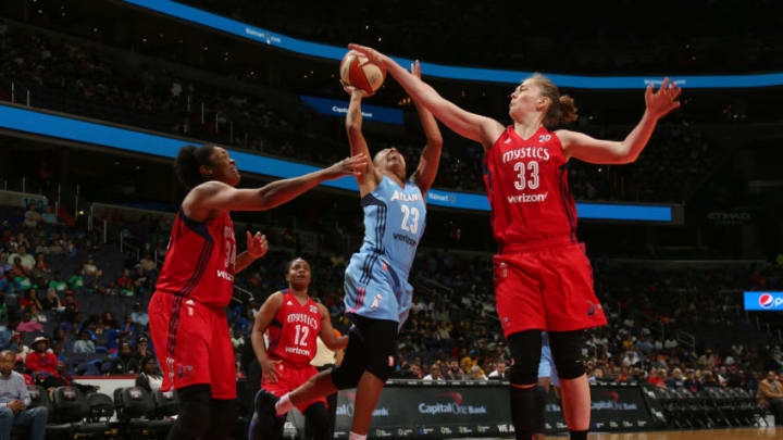 WASHINGTON, DC - JULY 19: Layshia Clarendon