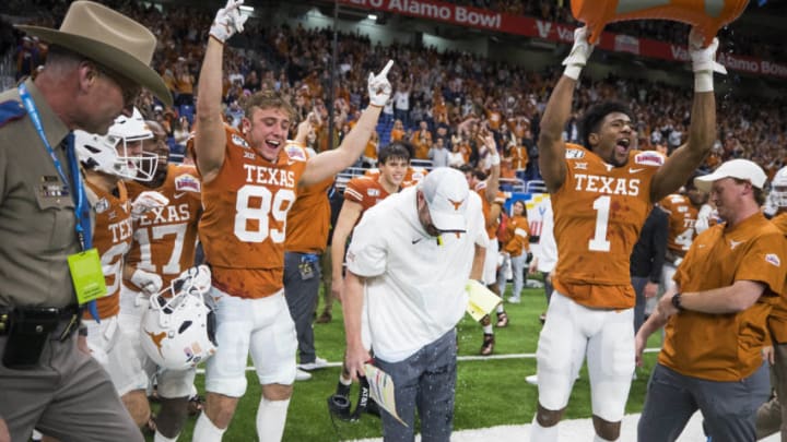 Tom Herman, Texas Football Mandatory Credit: Erich Schlegel-USA TODAY Sports