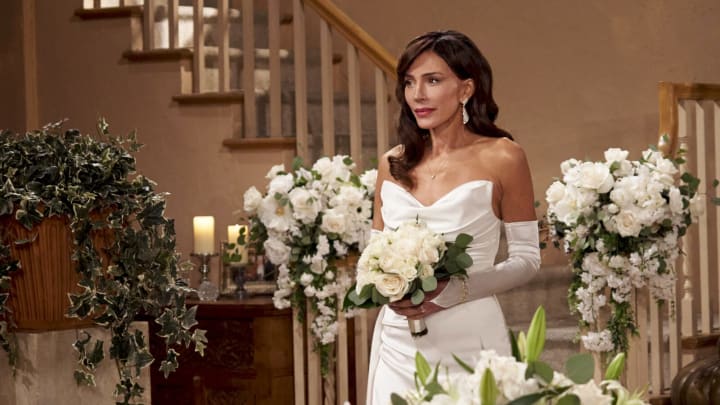 “Ridge and Taylor’s Wedding” — Coverage of the CBS Original Daytime Series THE BOLD AND THE BEAUTIFUL, scheduled to air on the CBS Television Network. Pictured: Krista Allen as Dr. Taylor Hayes. Photo: Adam Torgerson/CBS ©2022 CBS Broadcasting, Inc. All Rights Reserved.