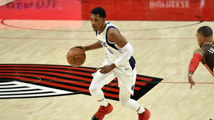 PORTLAND, OREGON – MARCH 21: Josh Richardson #0 of the Dallas Mavericks. (Photo by Alika Jenner/Getty Images)