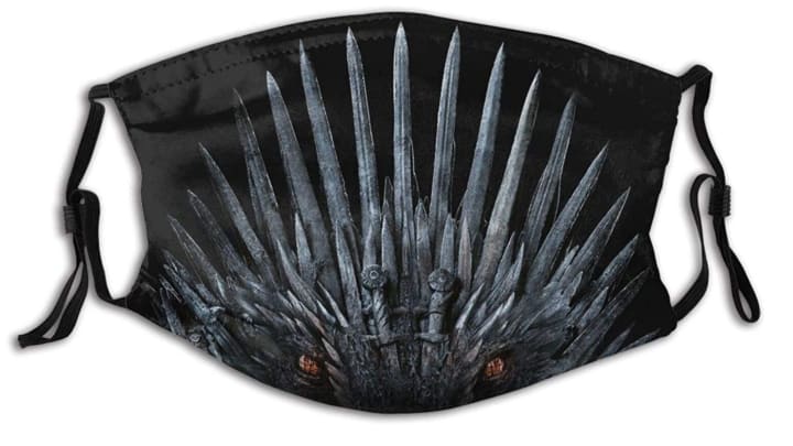 Discover GQDALUBA's Iron Throne 'Game of Thrones' inspired face mask on Amazon.