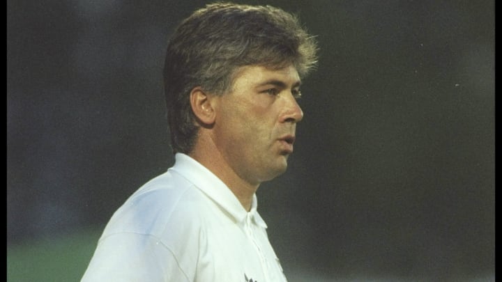 A portrait of Ancelotti the manager of Parma