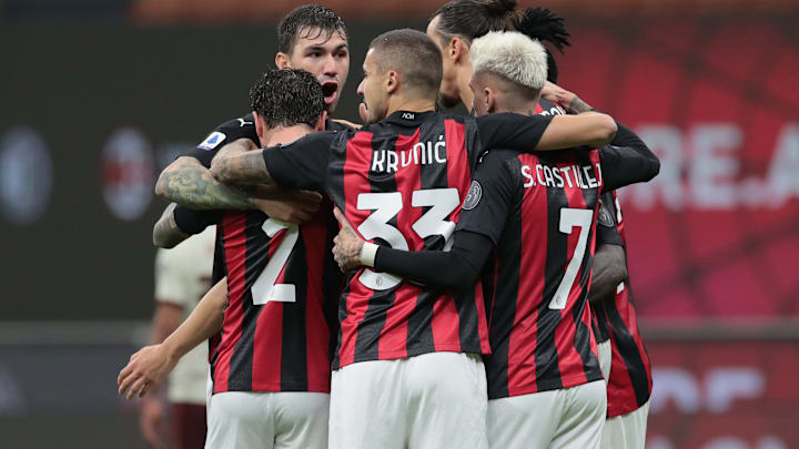 Esultanza del Milan Esultanza del Milan