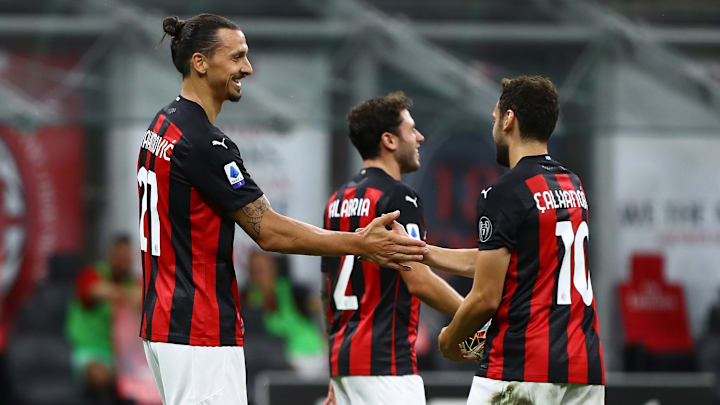 Zlatan Ibrahimovic dan Halkan Calhanoglu