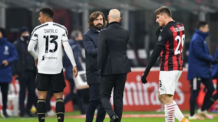 andrea pirlo stefano pioli milan juventus serie a tim