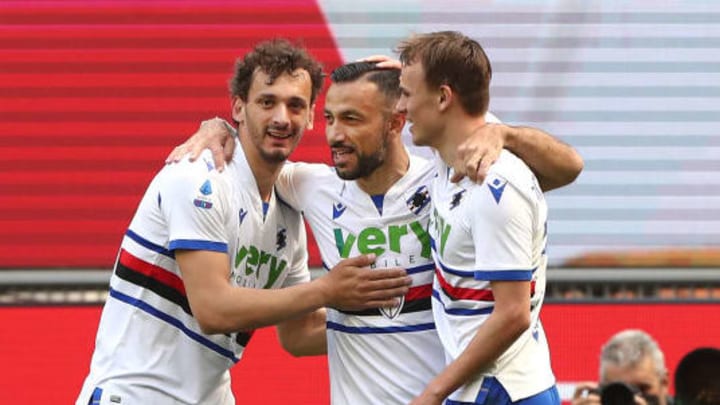 Fabio Quagliarella, Mikkel Damsgaard, Manolo Gabbiadini