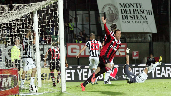 L'esultanza al gol di Philippe Mexes L'esultanza al gol di Philippe Mexes